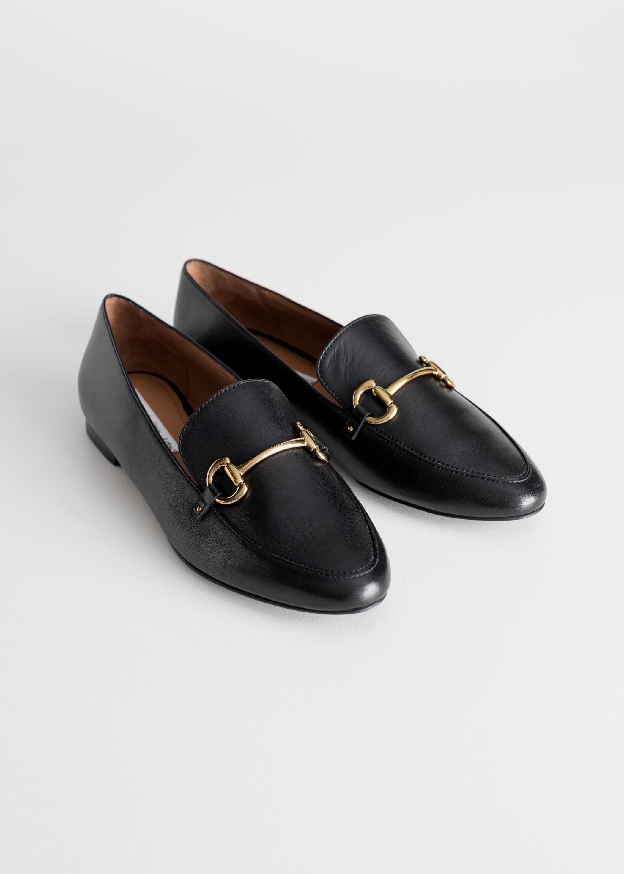 & Other Stories Equestrian Buckle Loafers