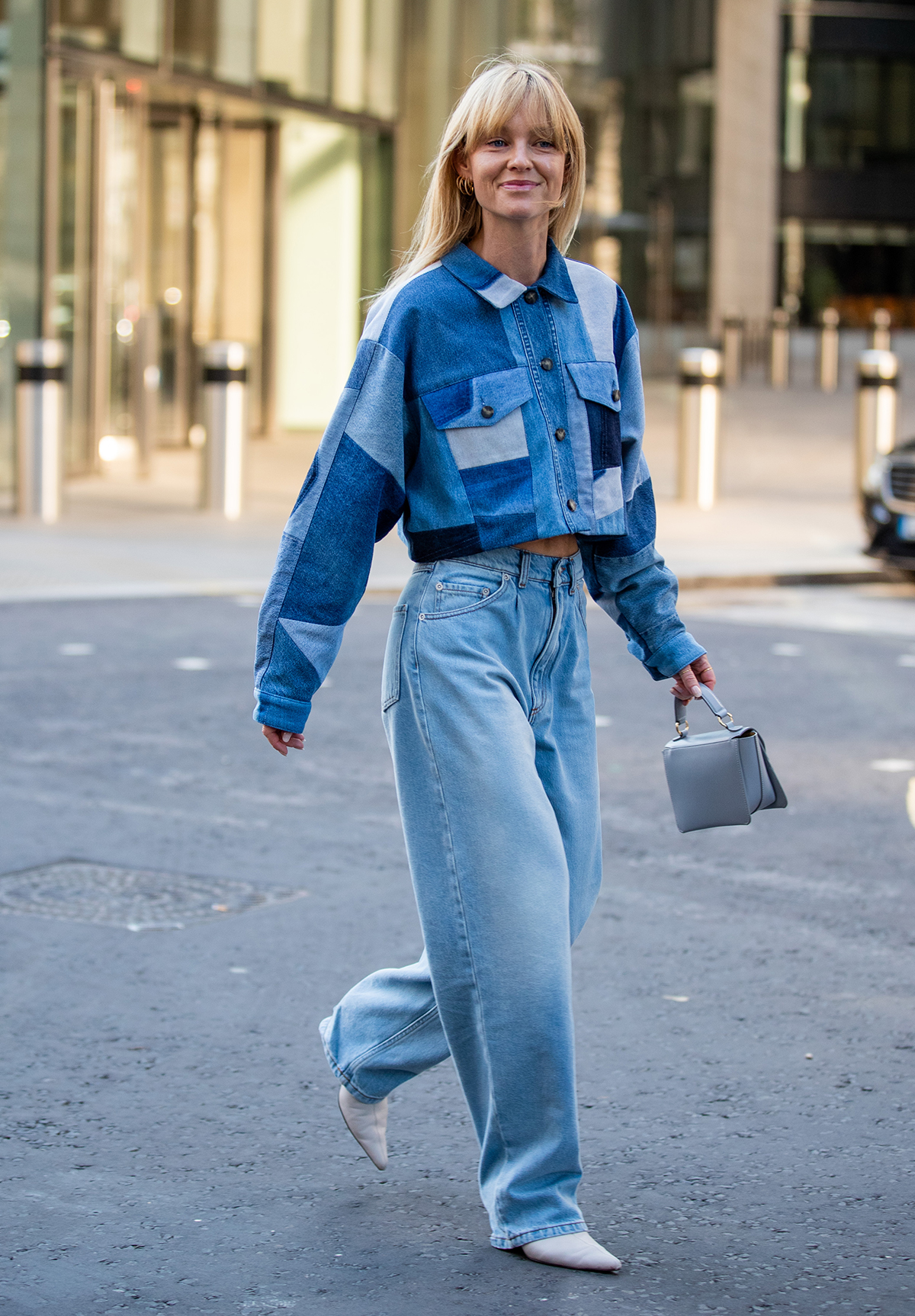 Patchwork Denim Is the Trend Huge Designers Are Revisiting Who What Wear