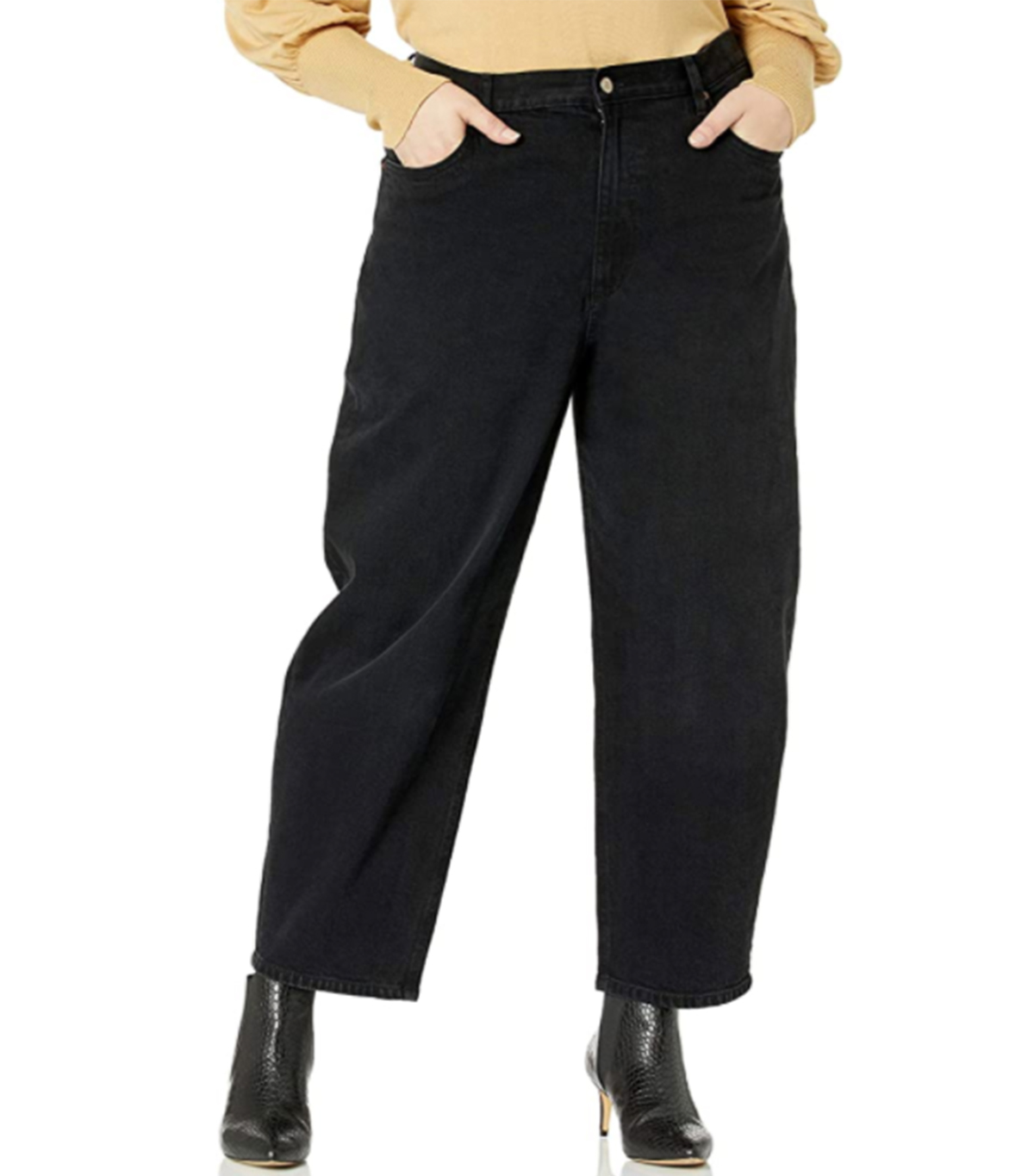 STREET ONE-Pantalon en loose fit in Black