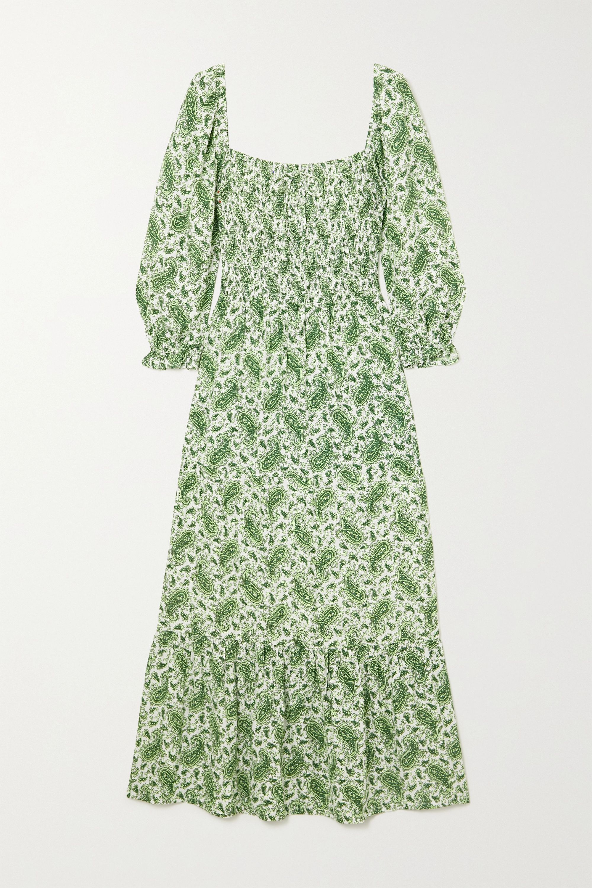 Faithfull the Brand + Net Sustain Le Galet Paisley-Print Crepe Midi Dress