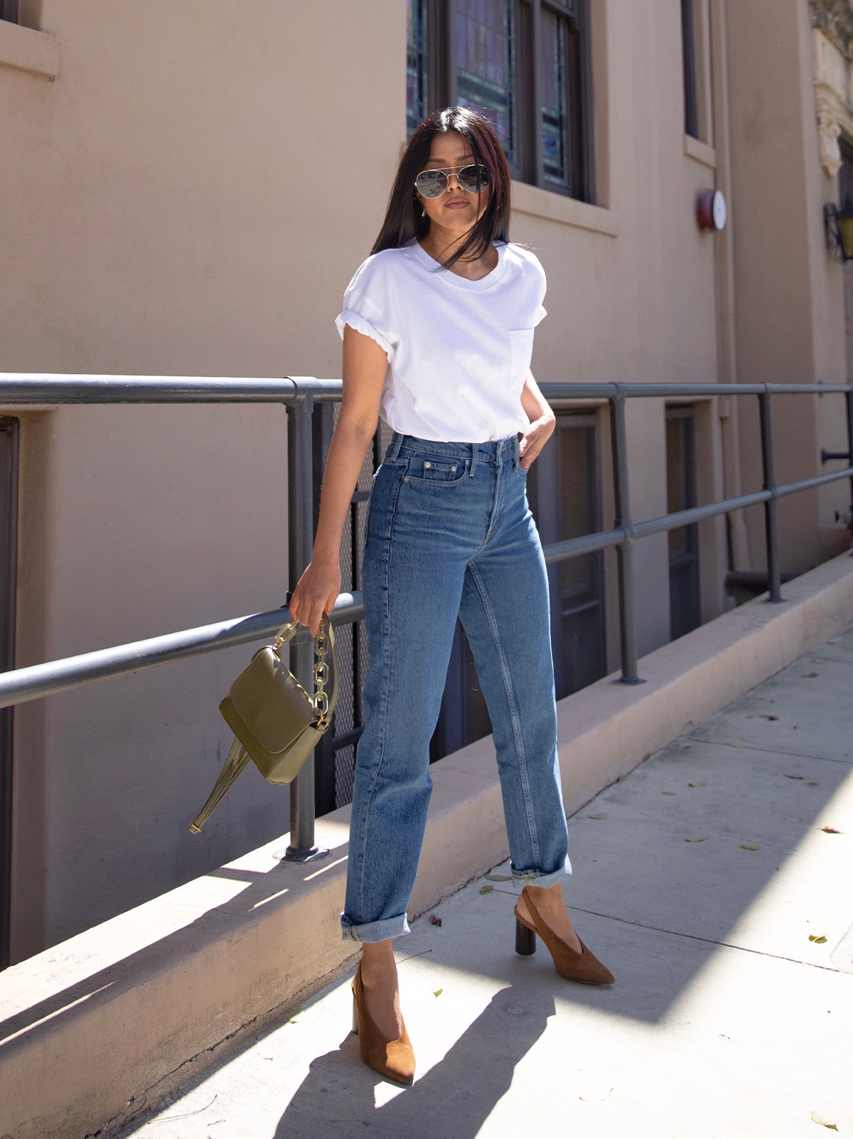 spring denim outfit