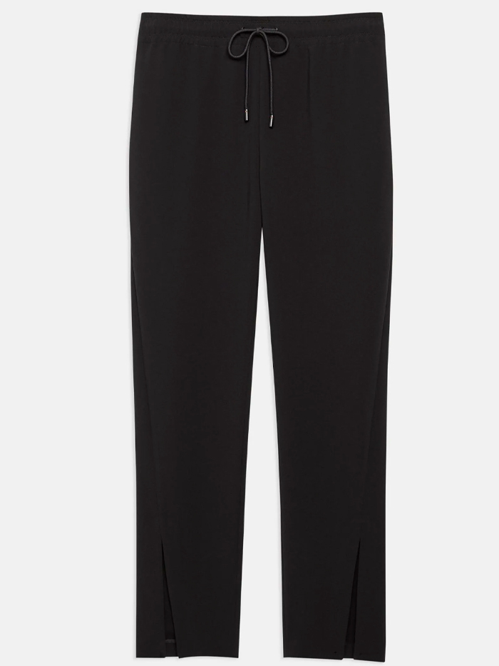 Theory Slit Pull-On Pant in Crepe