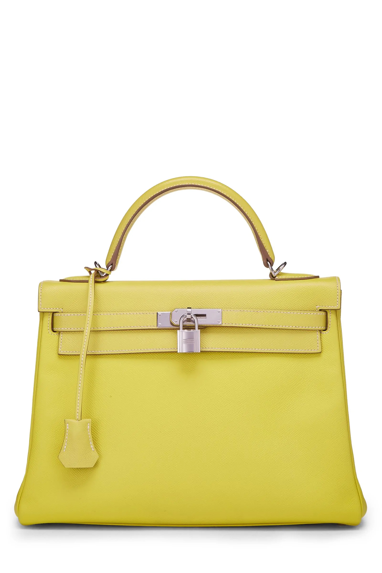Hermes Birkin 30 Bag Rare Lime Candy Limited Edition Gris Perle