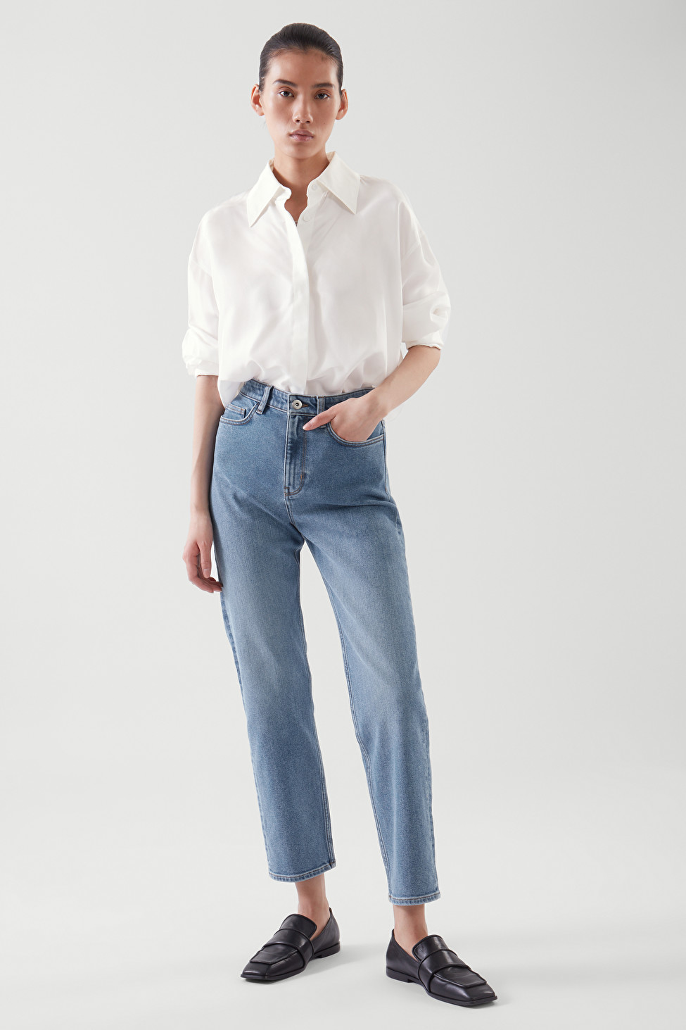 Cos Straight-Leg Ankle Jeans