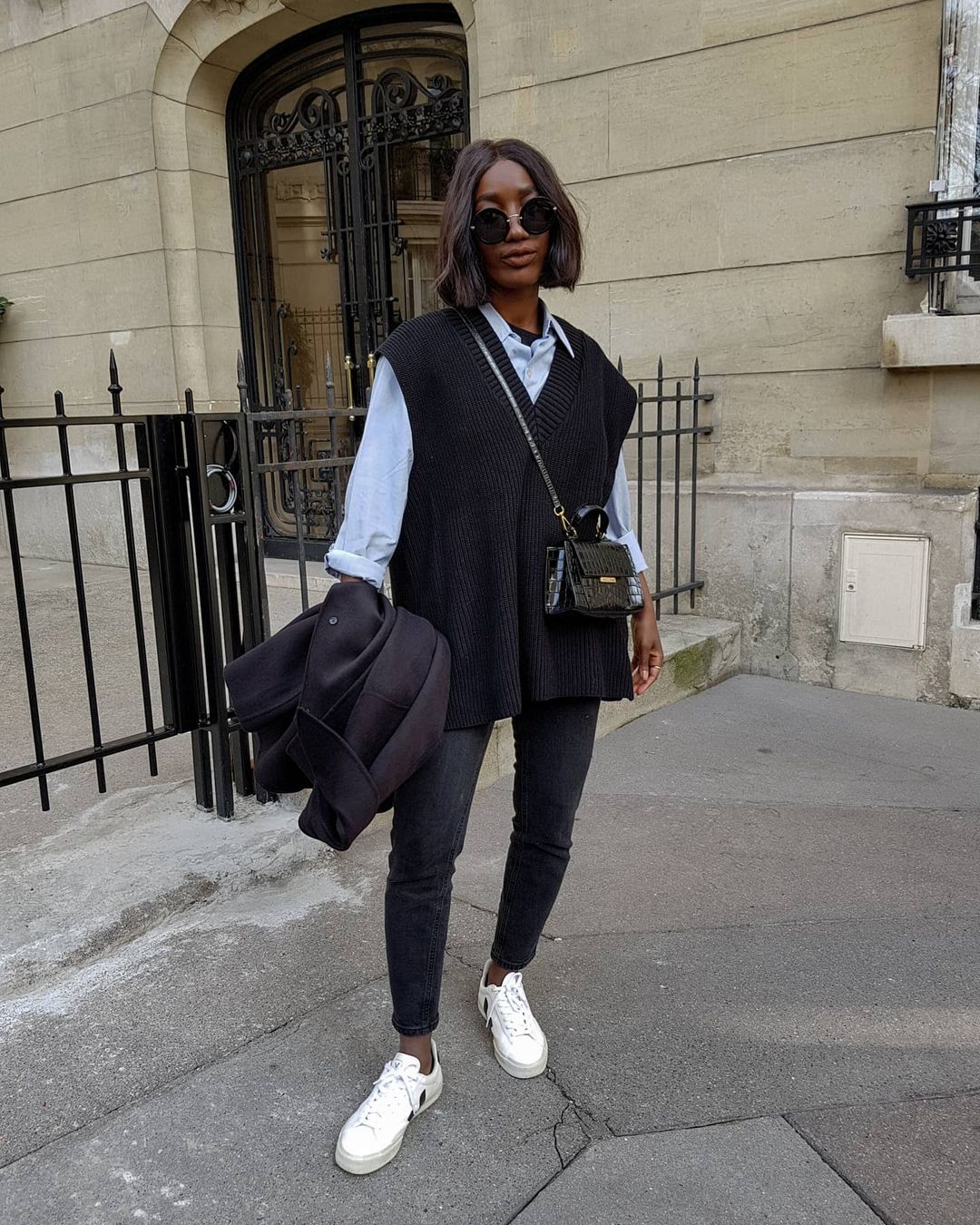 7 Fresh Ways Fashion Girls Are Wearing White Sneakers | Who What Wear