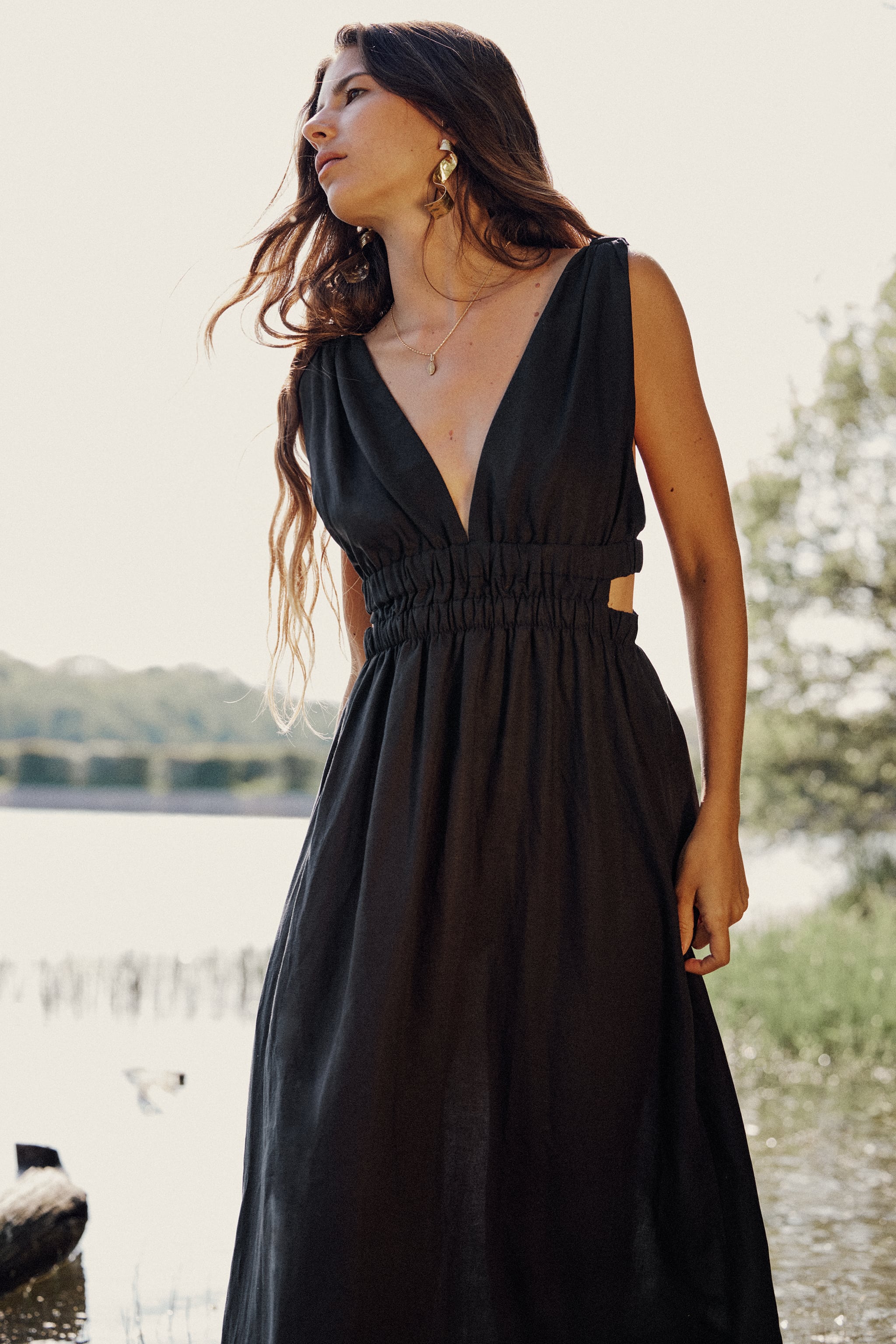 summer black dress