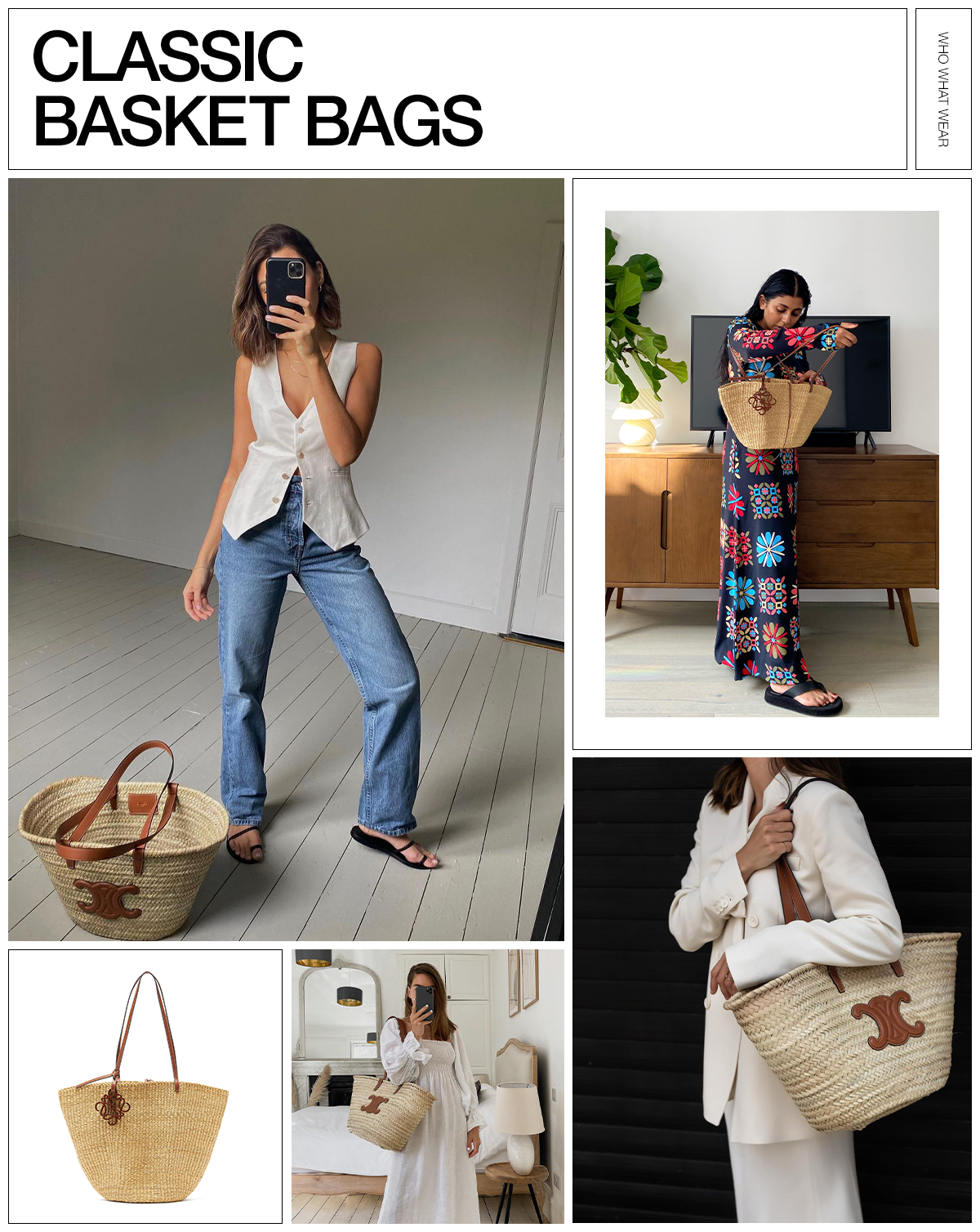 Summer handbags: Basket bags