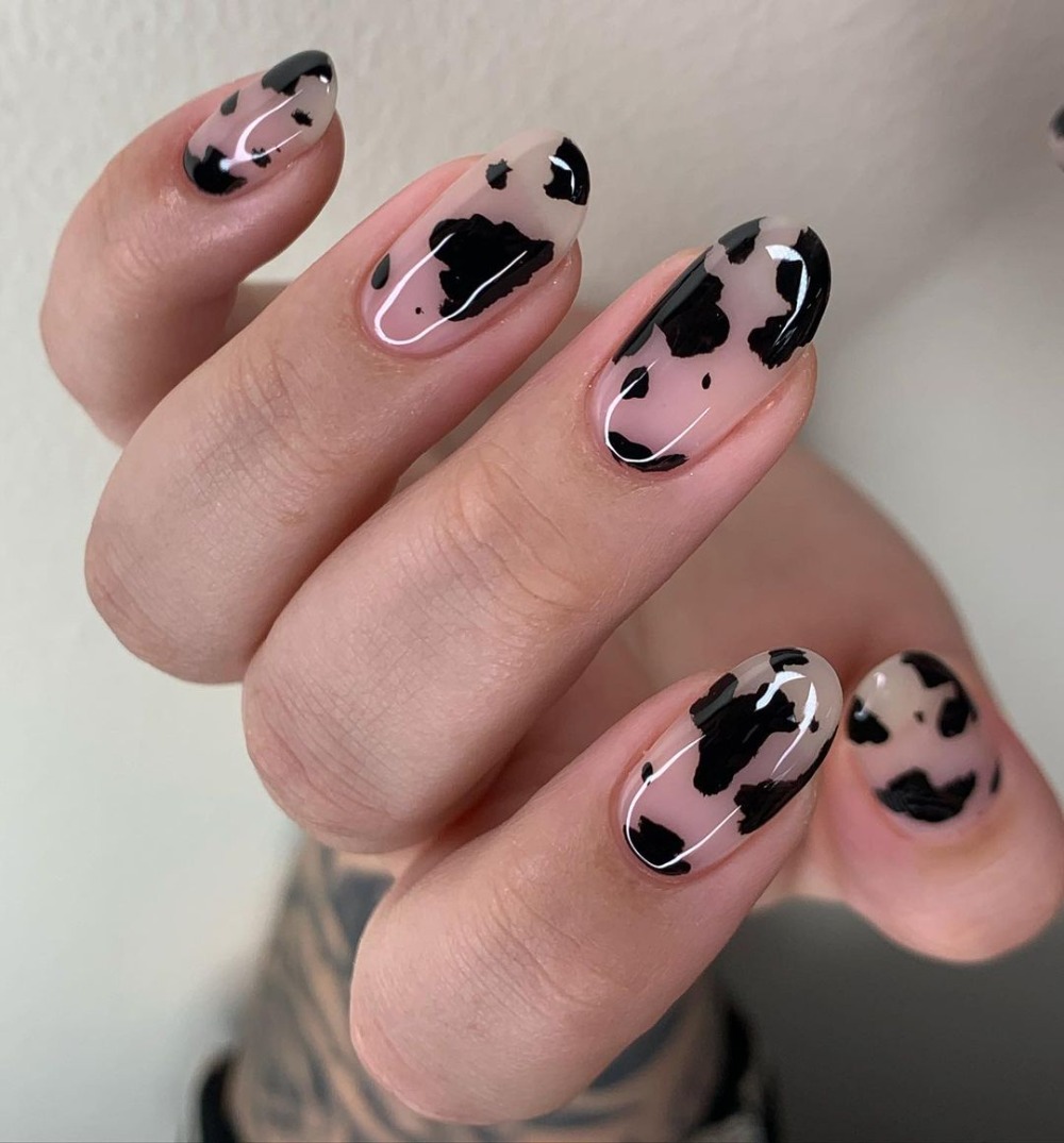 22 Examples of Cow Print Nails for Your Next Manicure | Who What Wear