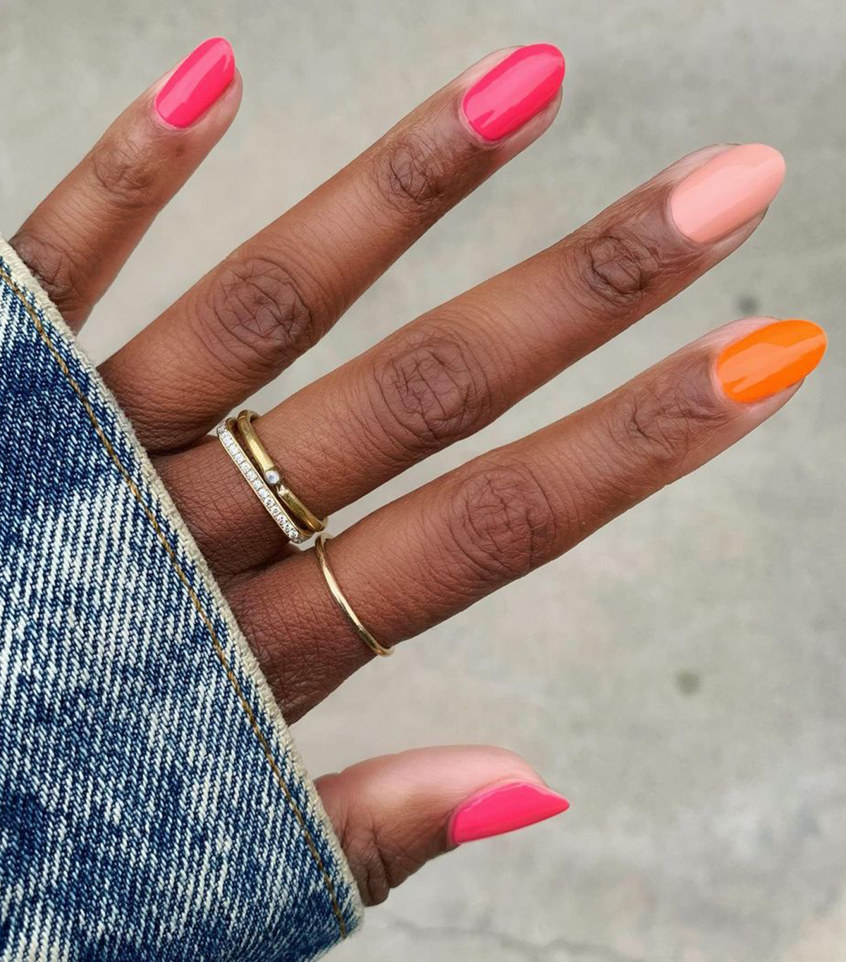 Top 147+ golden orange nail polish best
