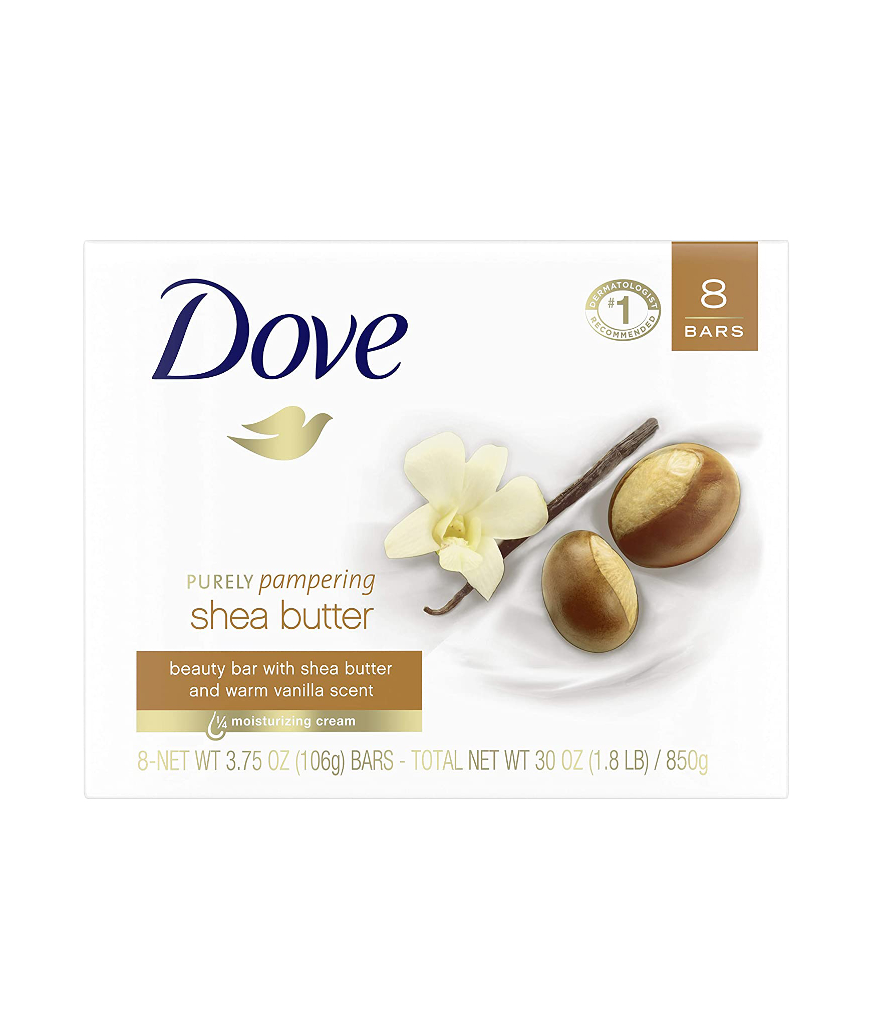Dove Shea Butter and Warm Vanilla Beauty Cream (2 pack)