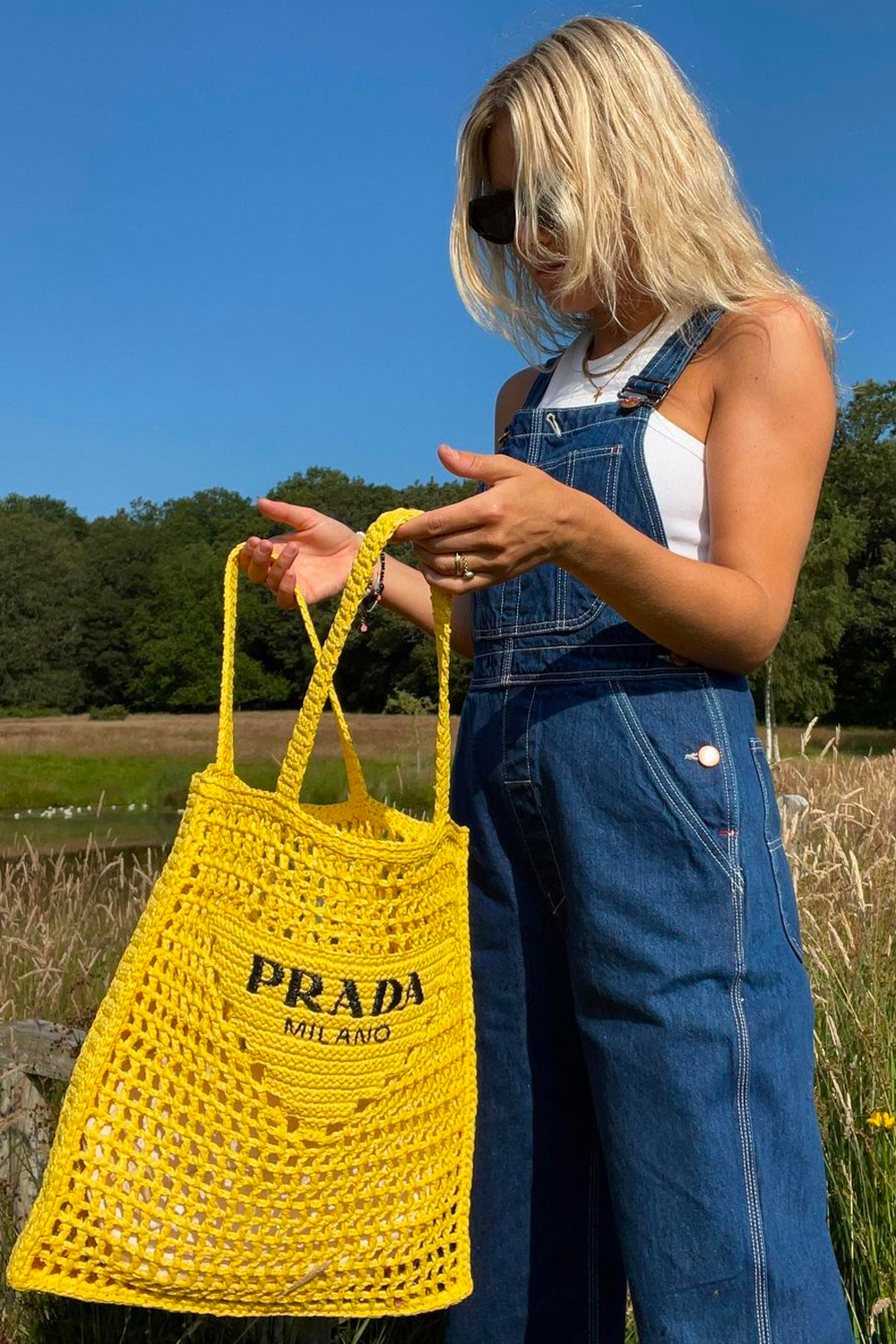 Instagram's favourite raffia tote bag is back for the summer — with a twist