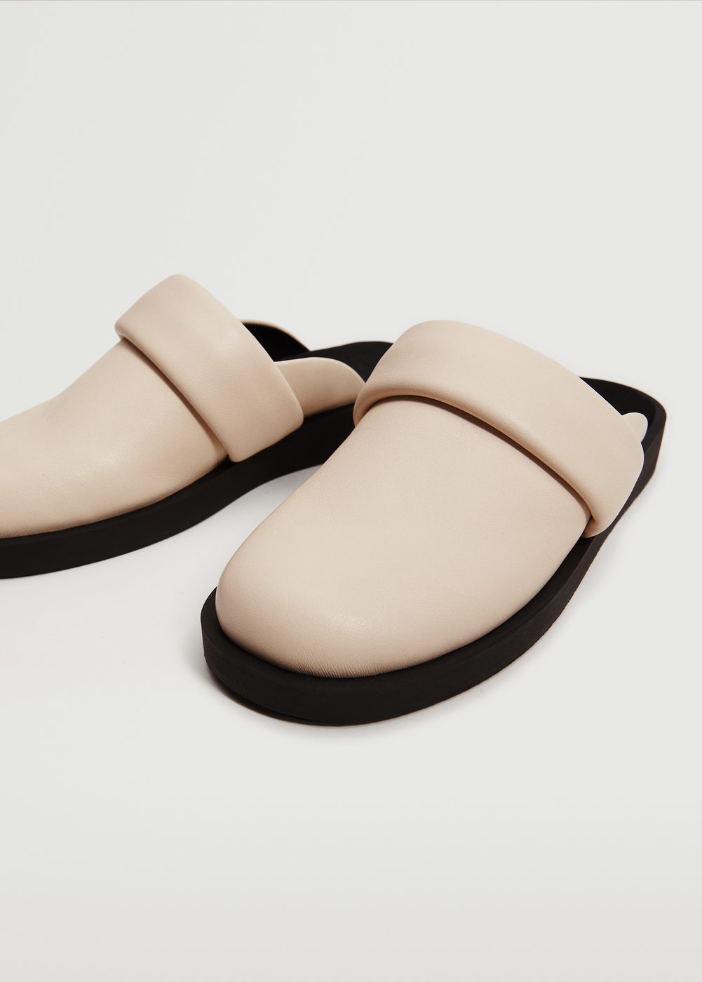 Mango Quilted Detail Clogs