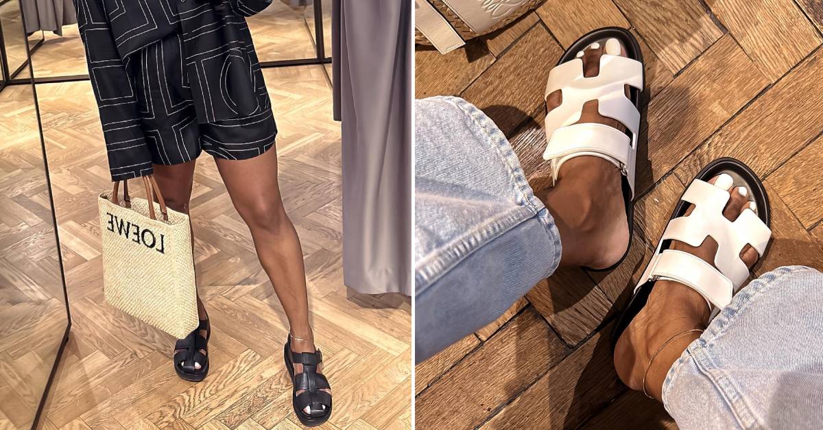 Amazon.com: Ladies Fashion Solid Color Flock Hook&Loop Beach Round Toe  Platform Sandals Womens Designer Sandals N Shoes (Black, 6.5) : Clothing,  Shoes & Jewelry
