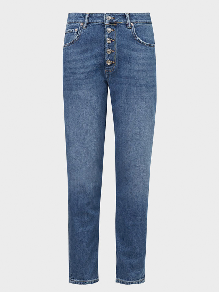 AllSaints Jules High-Rise Comfort Stretch Slim Jeans, Indigo