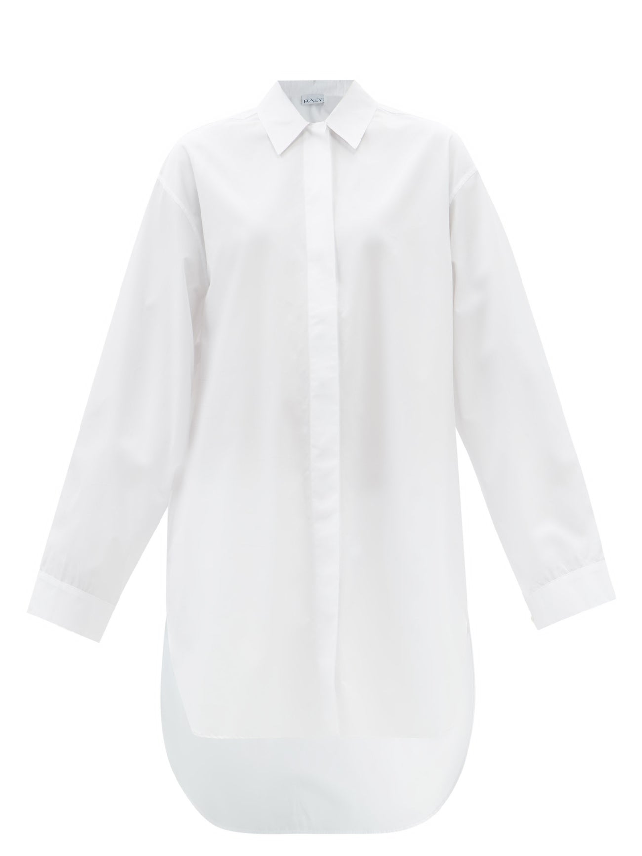 Raey Organic-Cotton Longline Shirt