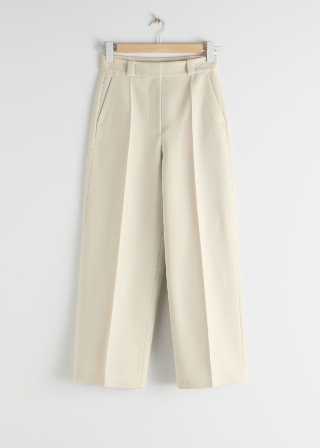 & Other Stories Wide Press Crease Trousers