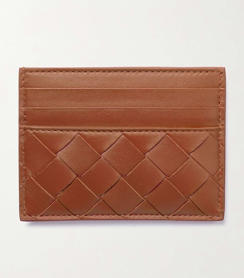 Burberry Women's Porter Checkered Textured Leather Zip Around Wallet