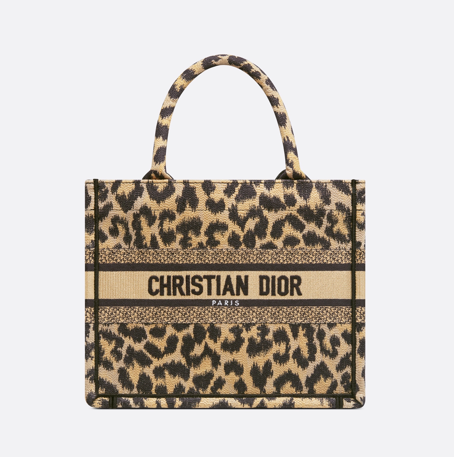 CHRISTIAN DIOR BOOK TOTE LIMITED EDITION, EMBROIDERED COTTON Bag