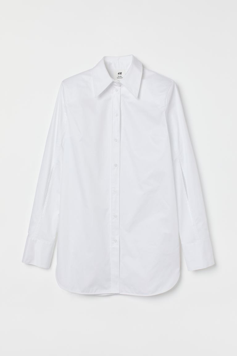 H&M Cotton Poplin Shirt