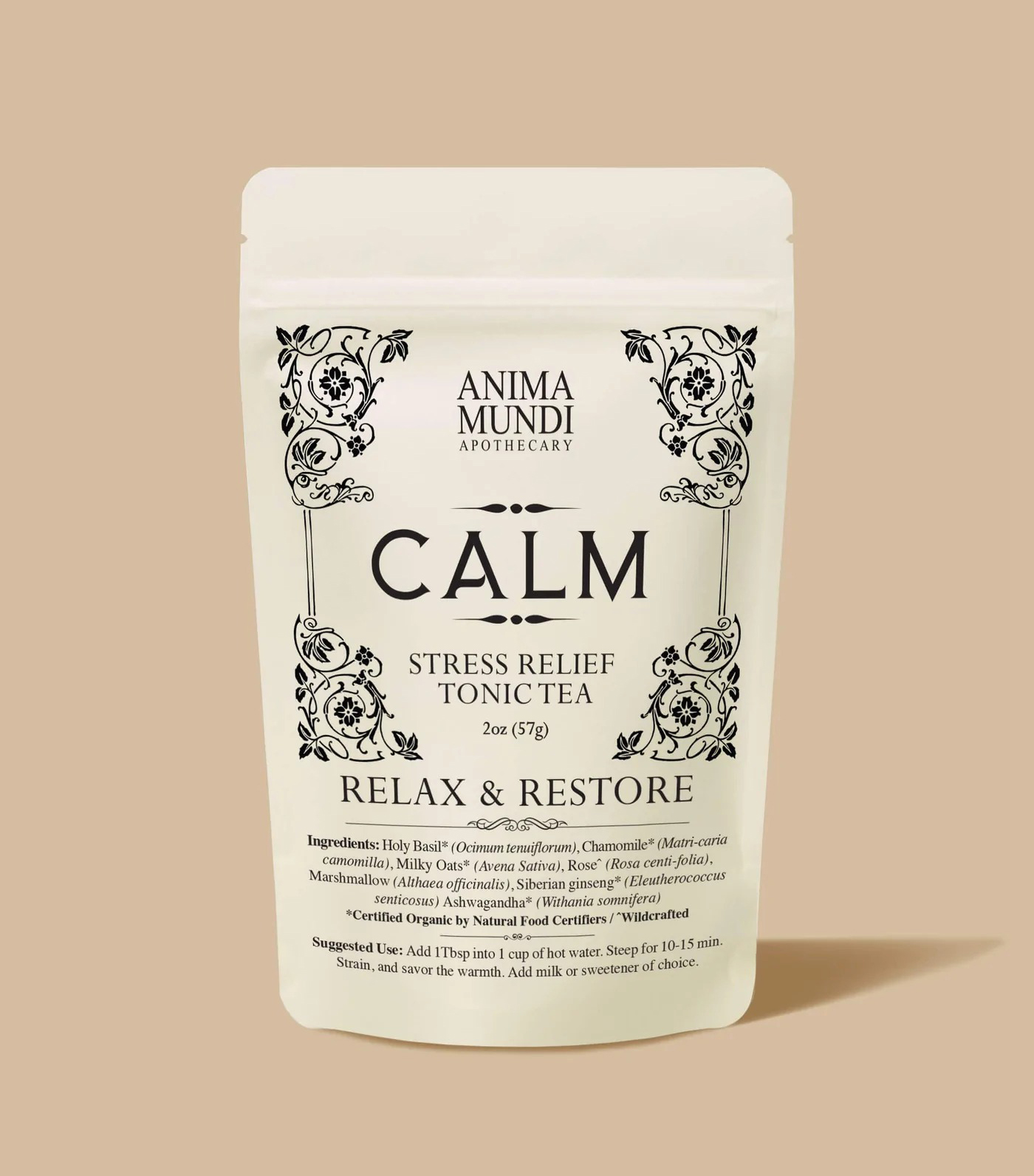 Anima Mundi Apothecary Calm: Stress Relief Tonic Tea