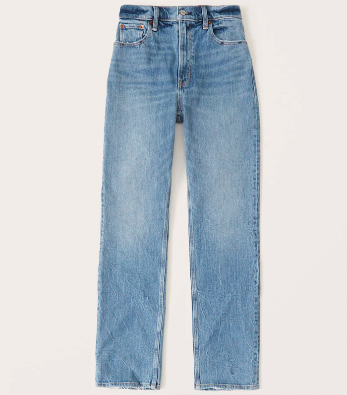 Abercrombie & Fitch 90s Ultra High Rise Straight Jeans