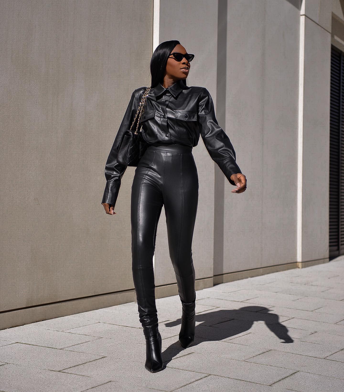 6 Stylish Leather-Legging Cool Girls Wear on Repeat Who What Wear