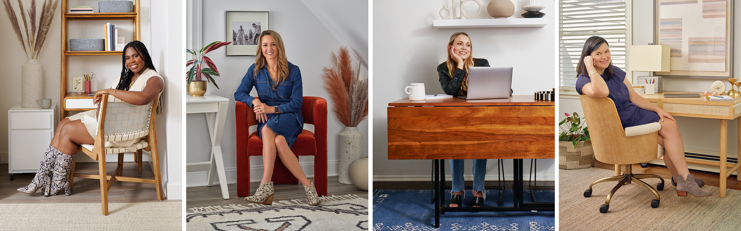 We Had 4 Stylish Women Create Their Dream Work-From-Home Spaces