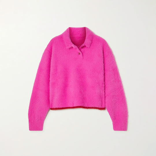 Jacquemus Neve Stretch-Knit Sweater