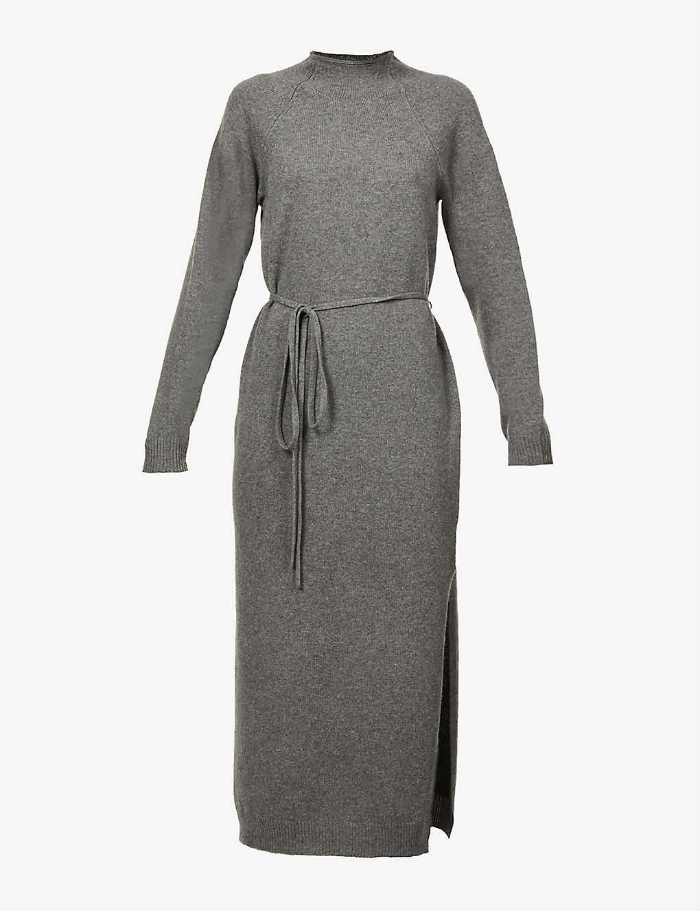 Theory High-Neck Wool and Cashmere Dress