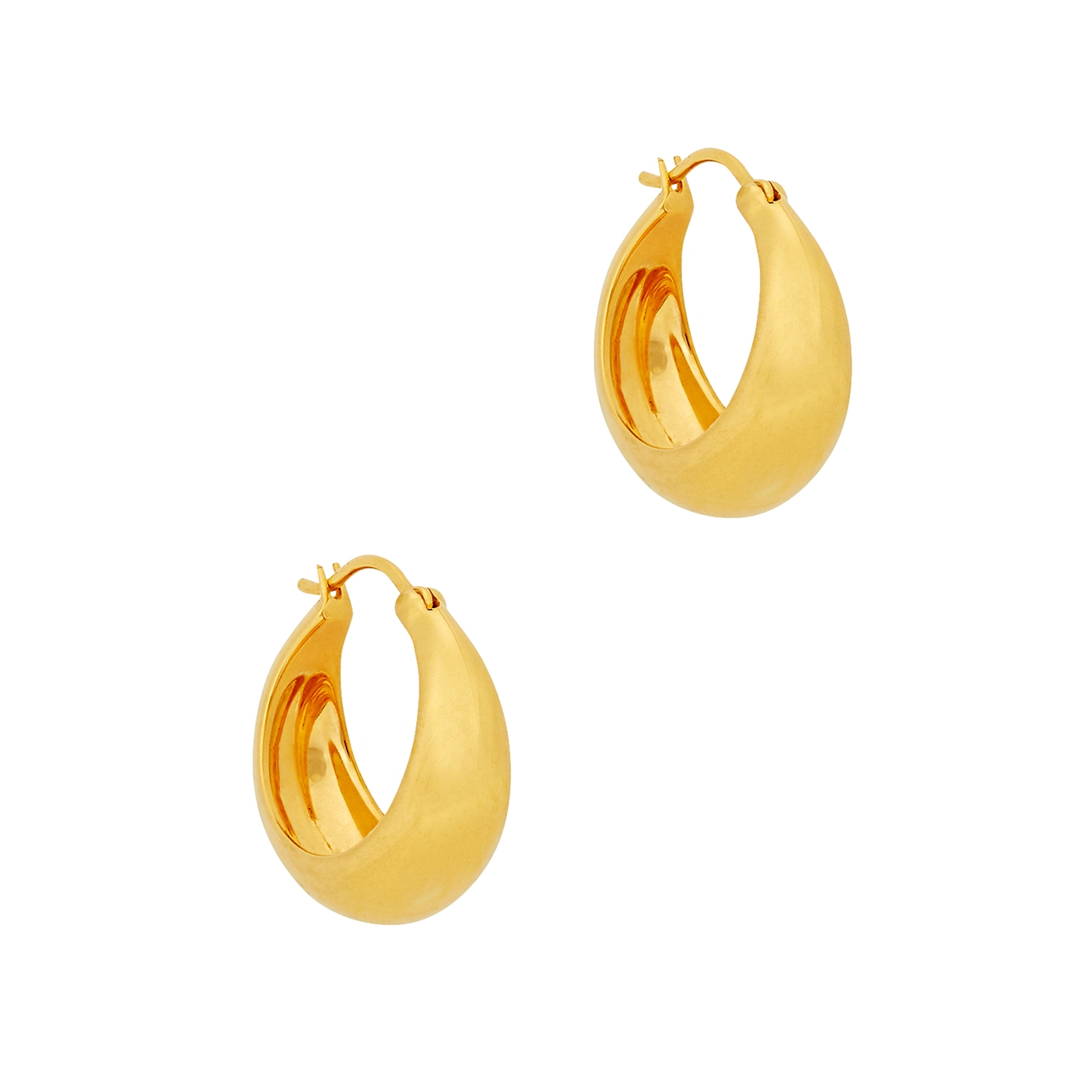 Daphine Oli 18kt Gold-Plated Hoop Earrings