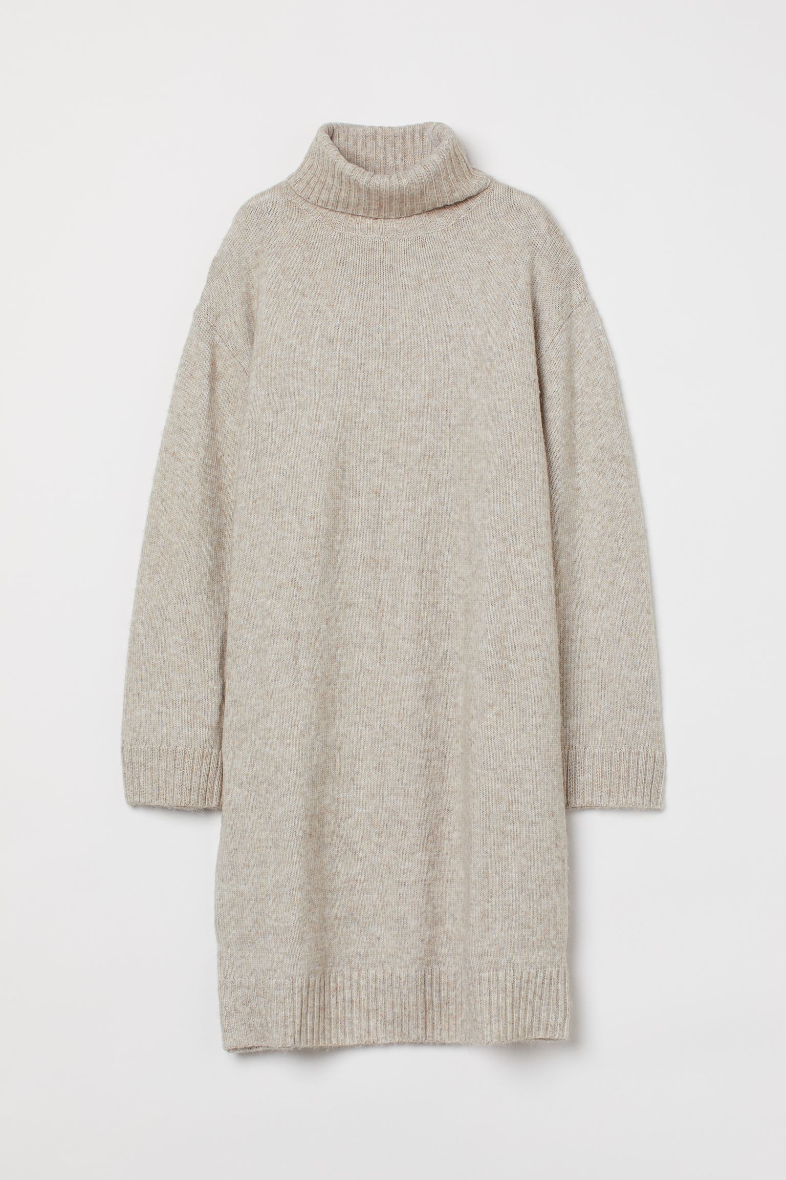 H&M Knitted Polo Neck Dress