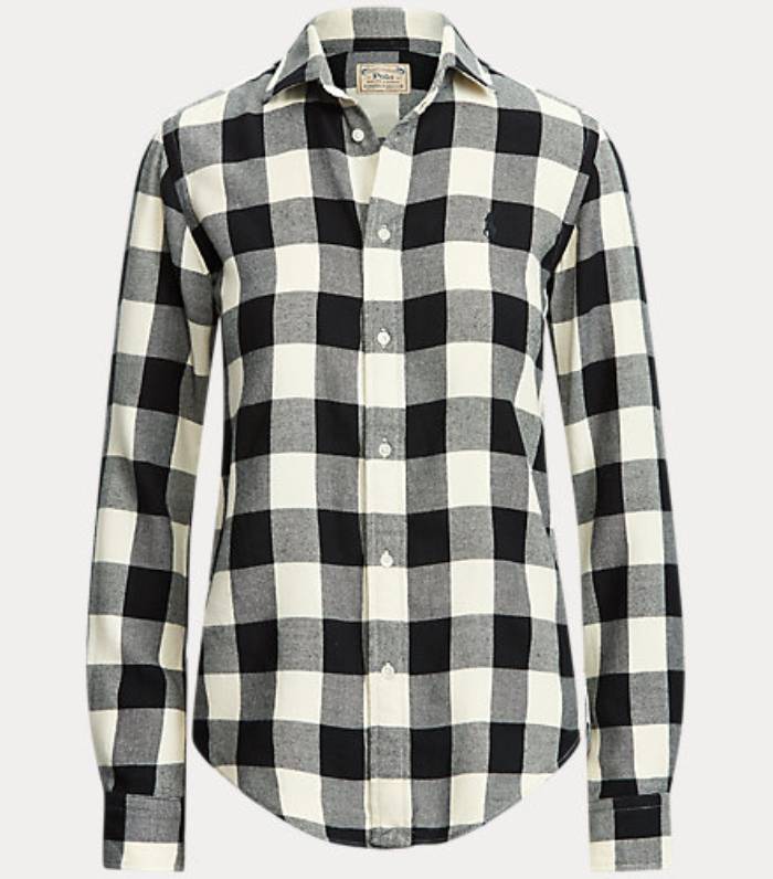 Ralph Lauren Classic Fit Plaid Cotton Shirt