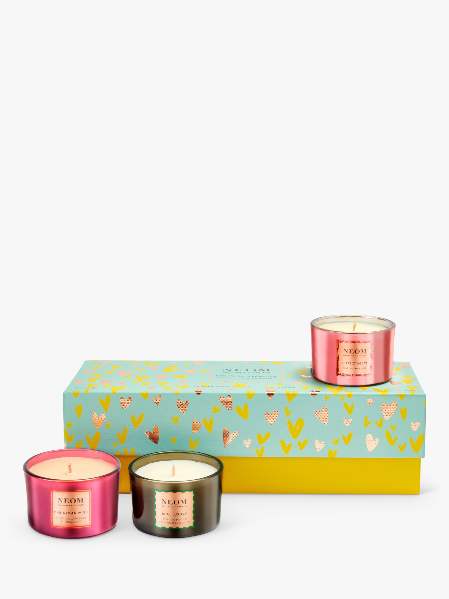 Neom Organics Scents of Wellbeing Scented Candle Gift Set