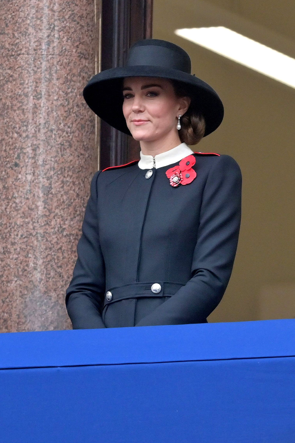 Kate Middleton wearing Alexander McQueen military coat for Remembrance Day 2021