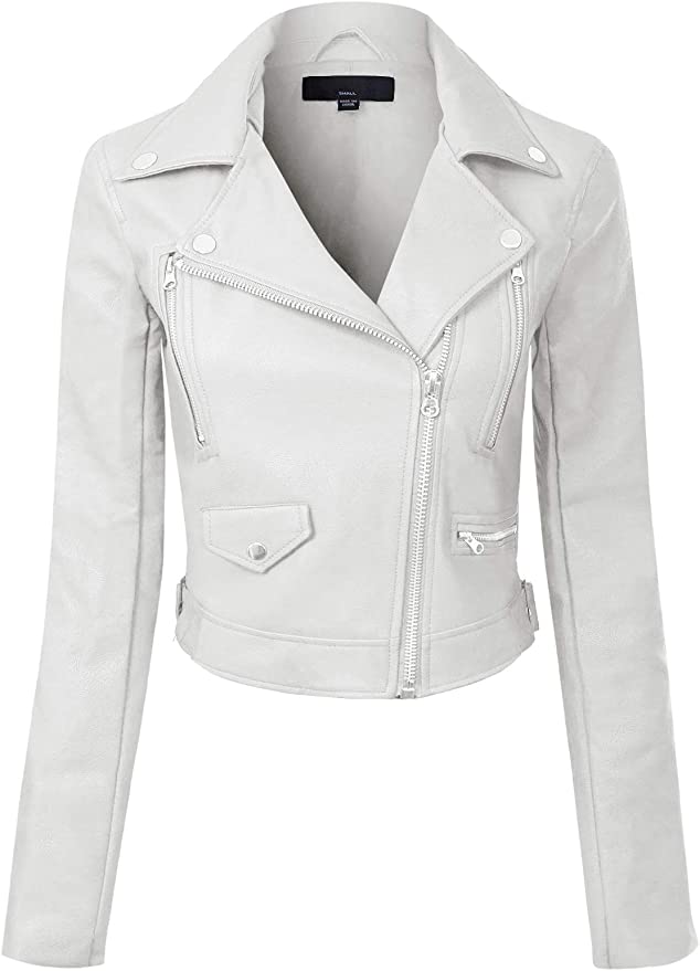 The 20 Best White Leather Jackets on the Internet Right Now | Who What Wear