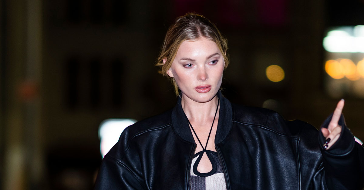 Elsa Hosk's Minidress Is From Every Fashion Editor's Secret Source for Trends