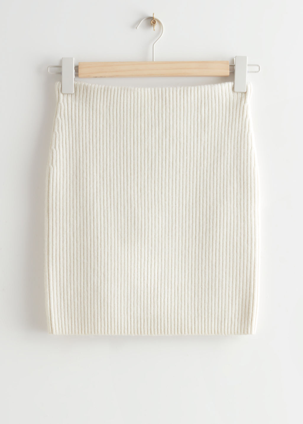 & Other Stories Ribbed Mini Skirt