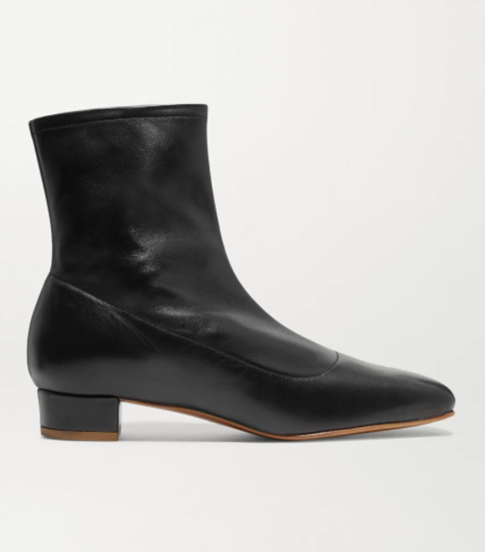 By Far Este Leather Ankle Boots