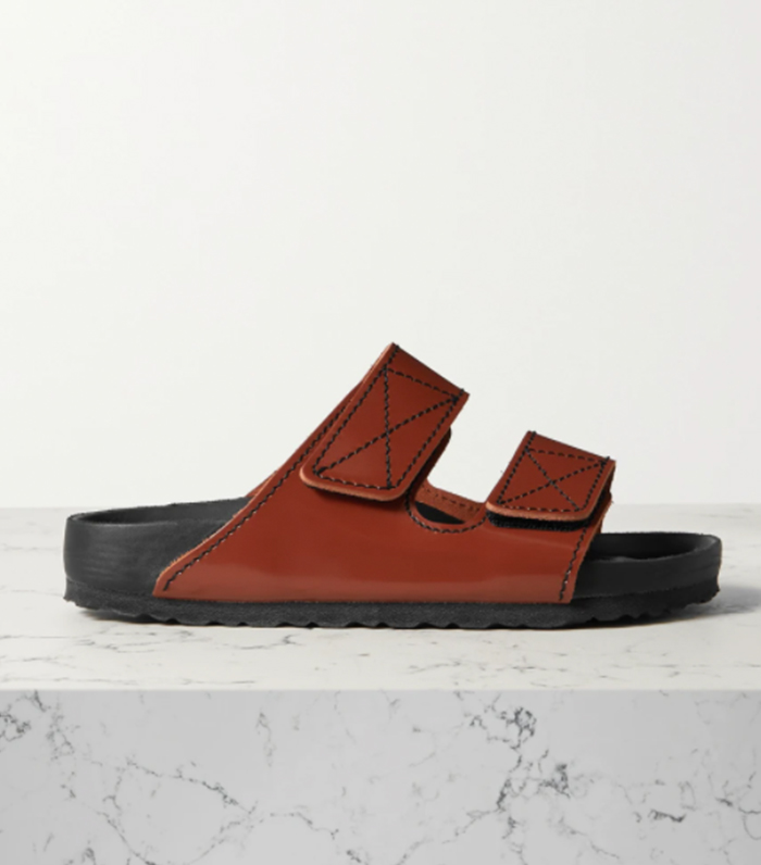 Proenza Schouler + Birkenstock Arizona Patent-Leather Sandals