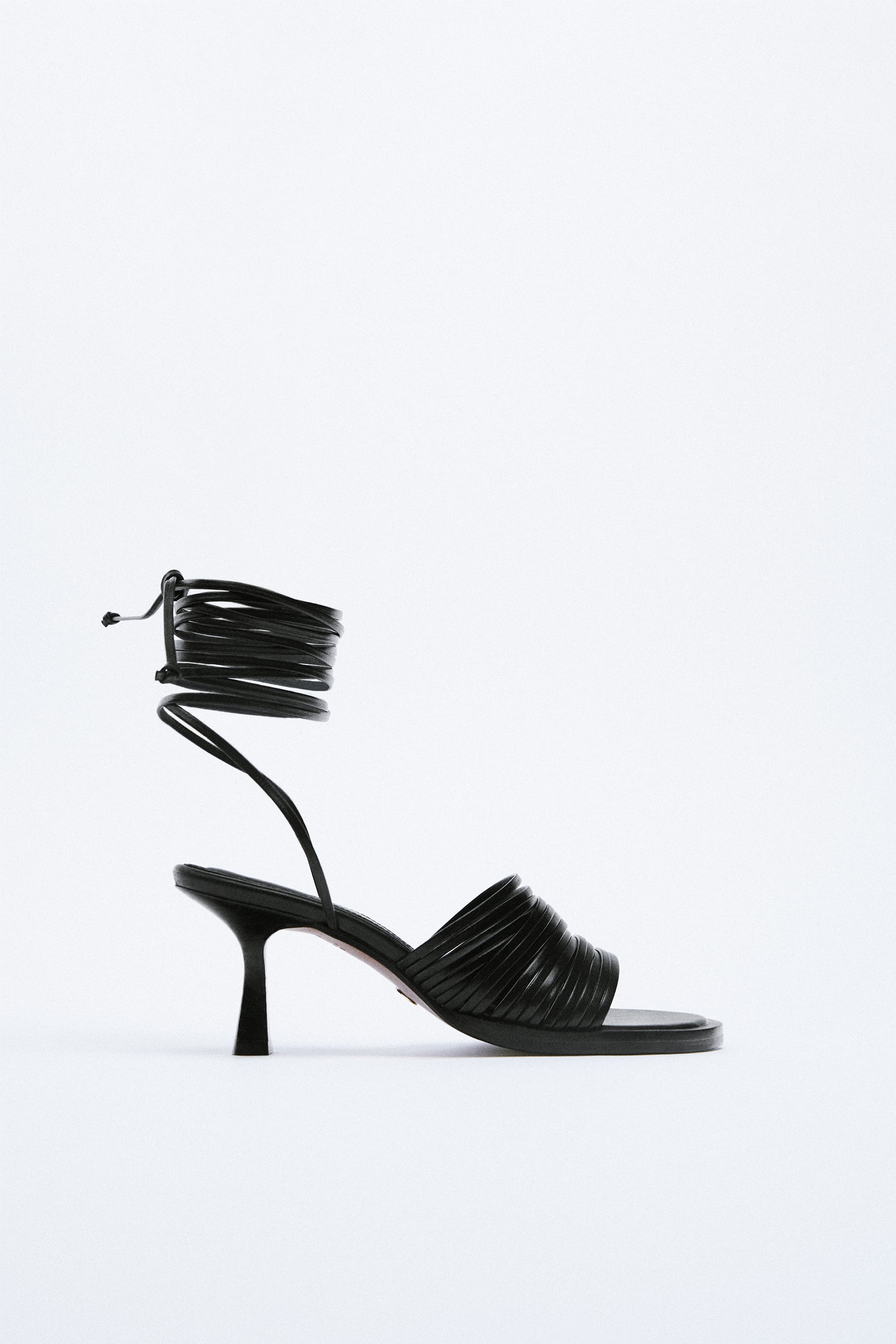 Zara Strappy Heeled Leather Sandals