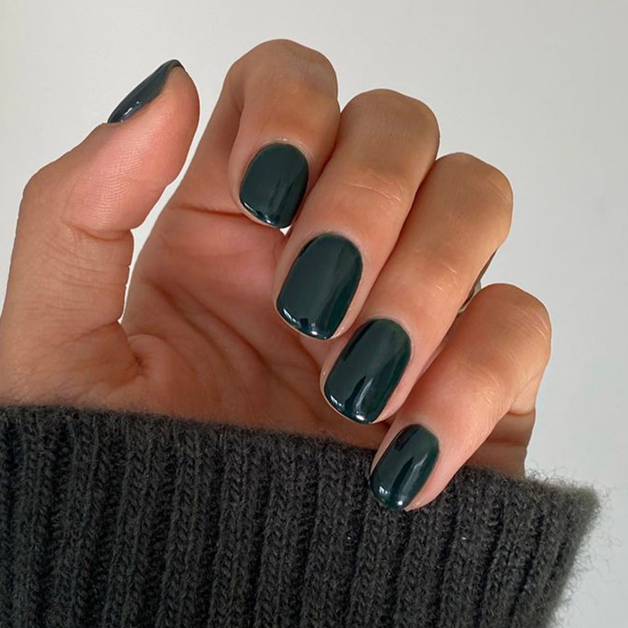 Details 151+ black color nails latest