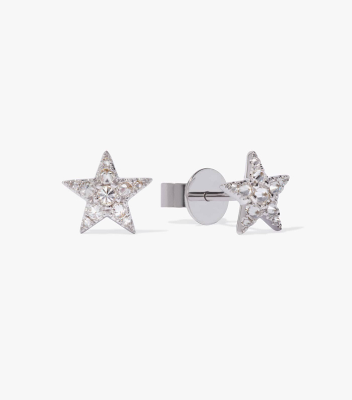 Annoushka Love Diamonds 18ct White Gold Diamond Star Studs