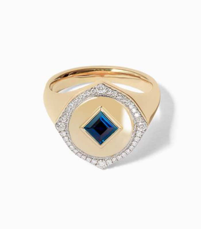 Annoushka Lovelocket 18ct Gold Sapphire Birthstone Ring
