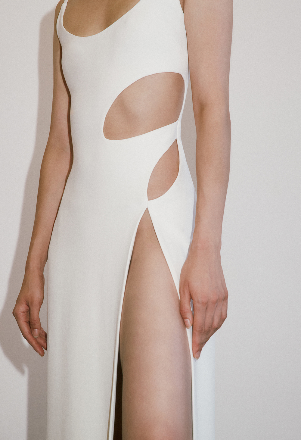 spring/summer 2022 fashion trends: white cut-out Et Ochs dress