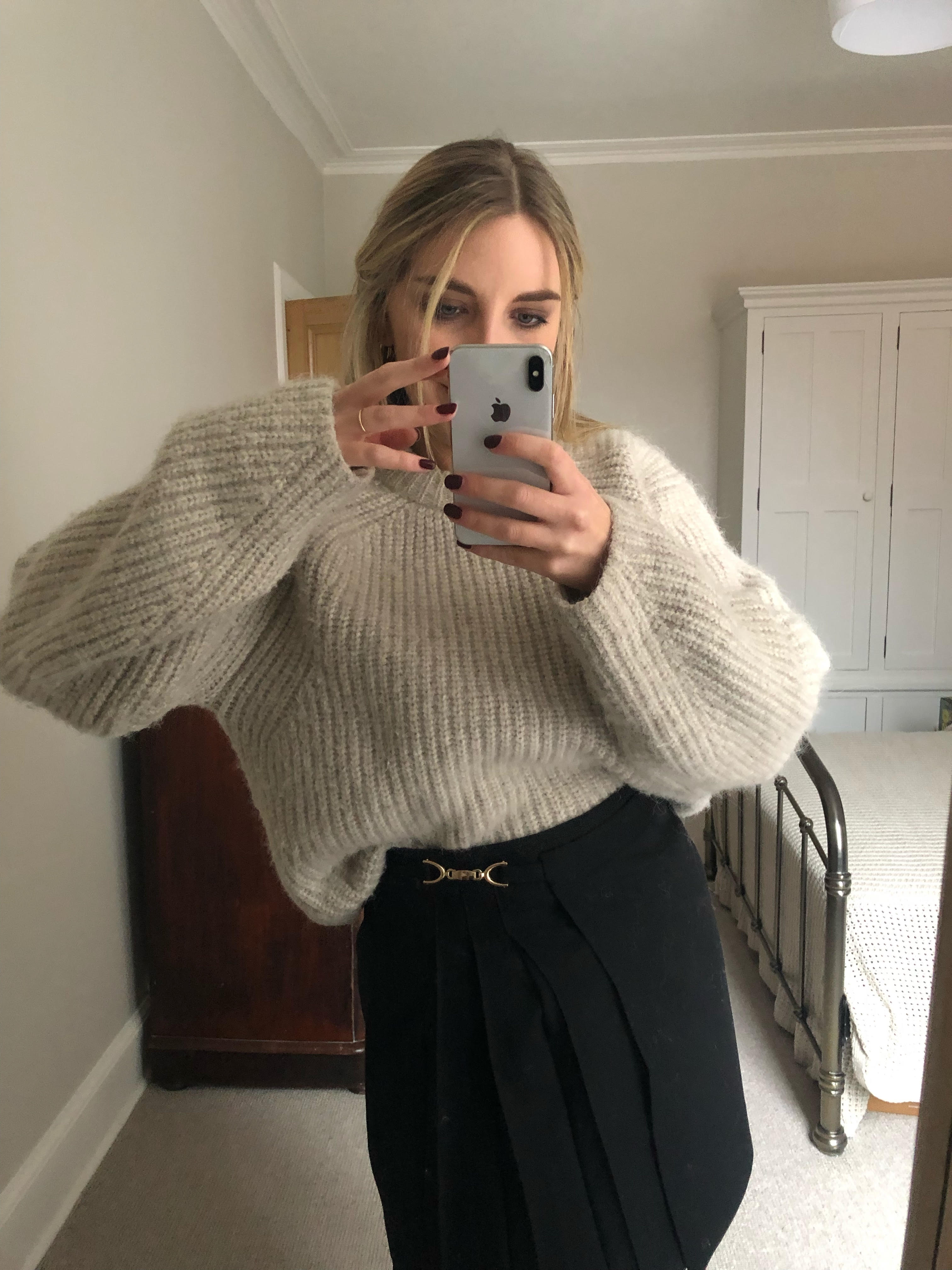 H&M Wool Jumper: Assistant Editor Maxine Eggenberger wears her H&M wool jumper from last year