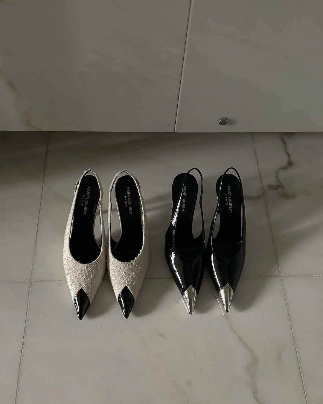 Bettina Looney's Saint Laurent heels