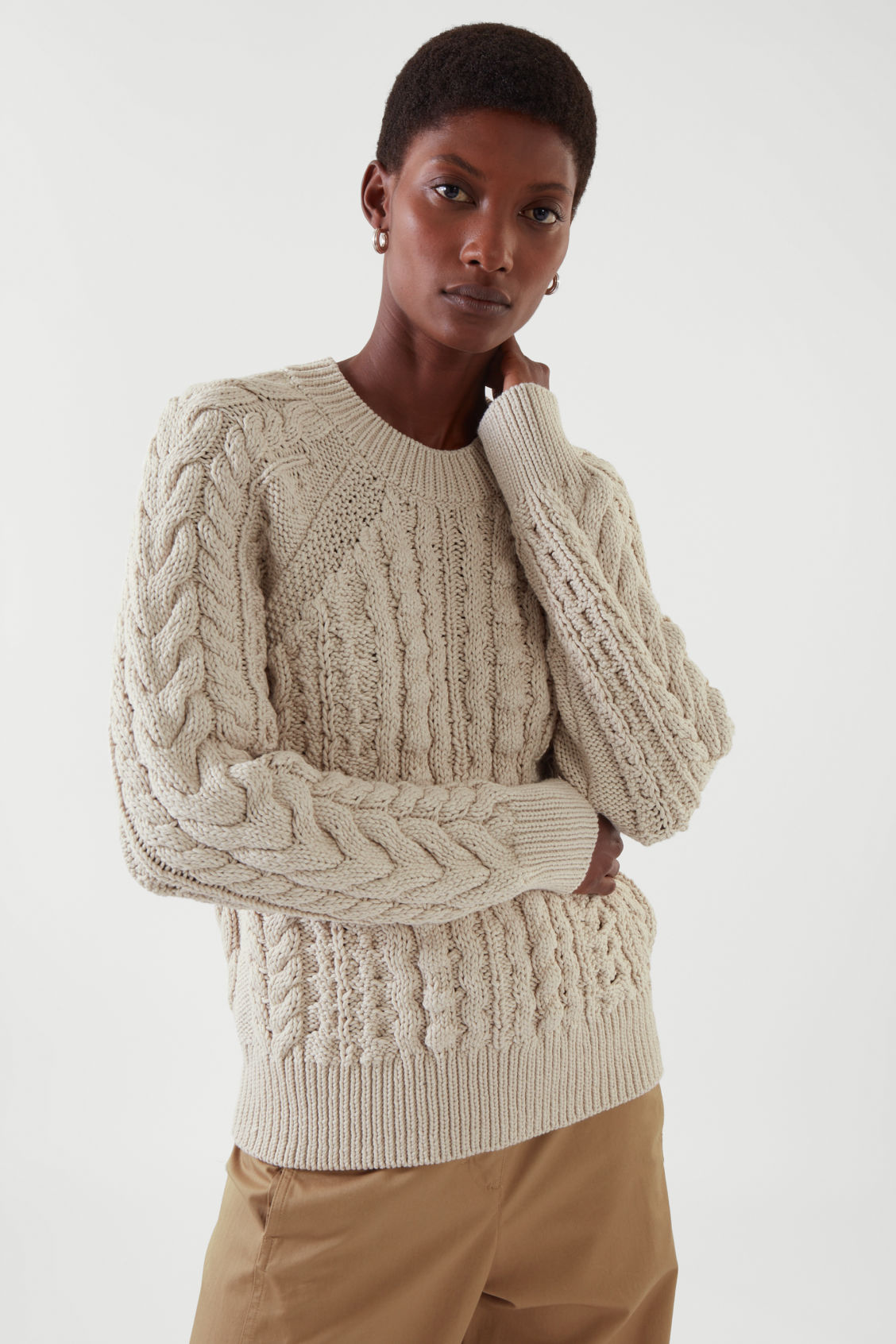 COS Cable-Knit Jumper