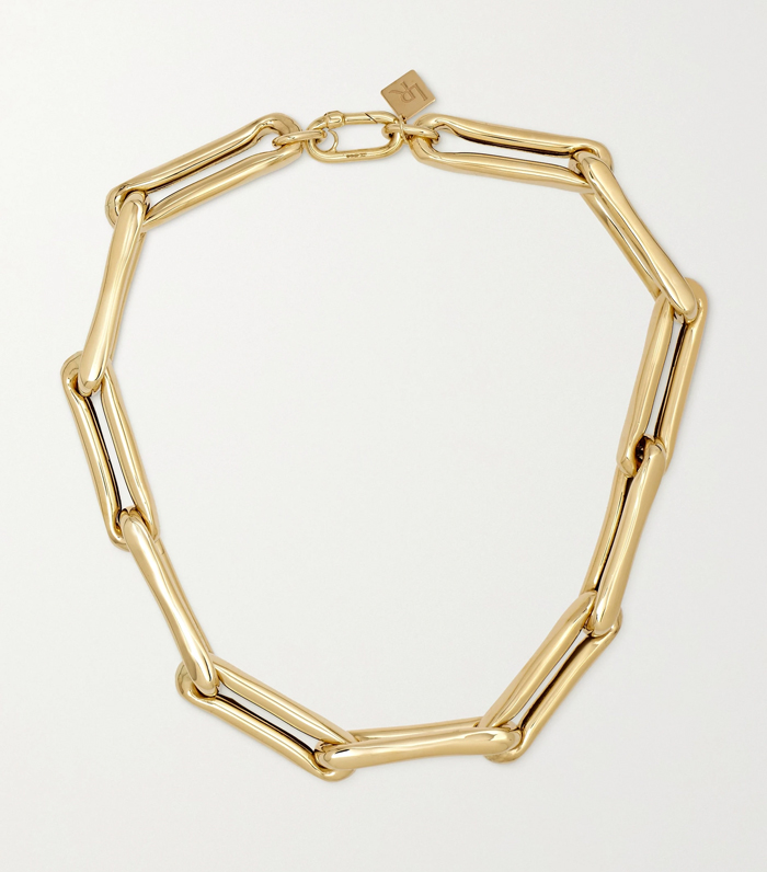 Lauren Rubinski Extra Large 14-Karat Gold Necklace