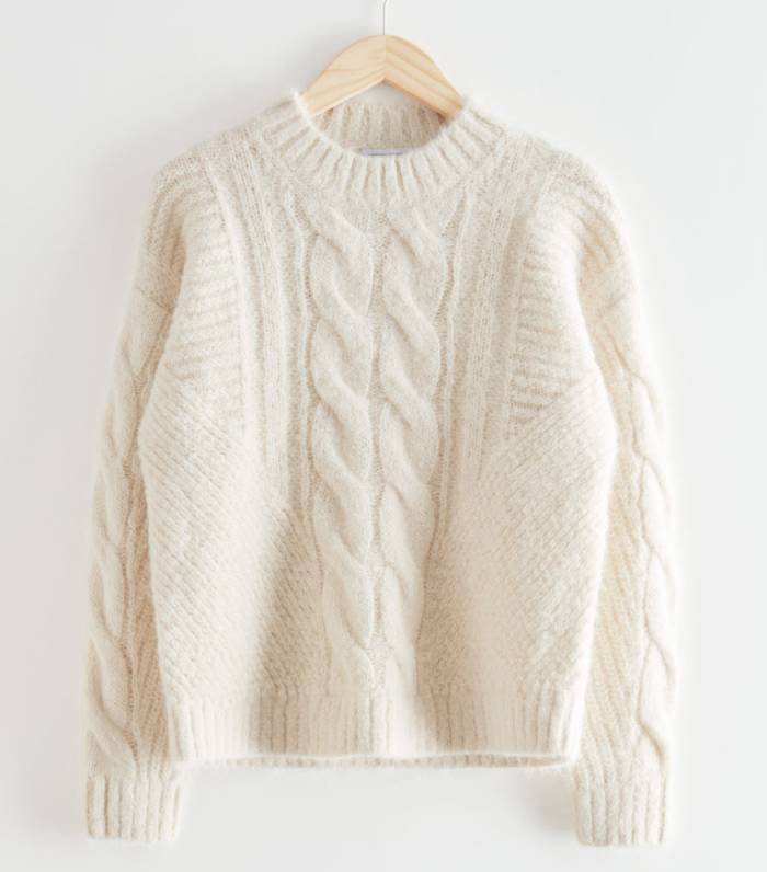 Shop the Ganni Cable-Knit Jumper Influencers Are Loving | Who What Wear UK
