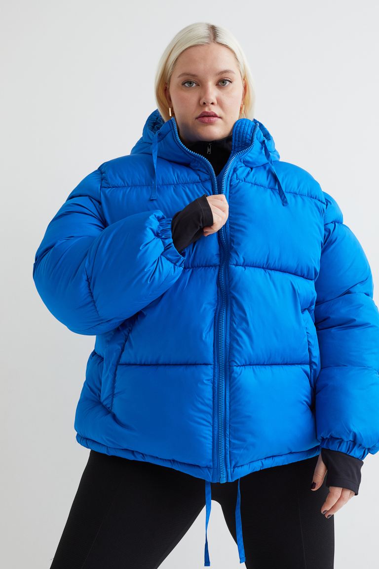 H&M H&M+ Hooded Puffer Jacket